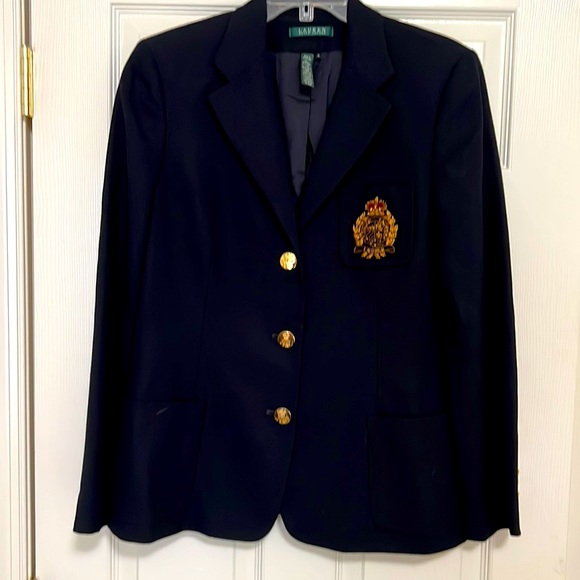 Lauren Ralph Lauren Jackets & Blazers - Lauren Ralph Lauren blazer, size 12 , navy blue